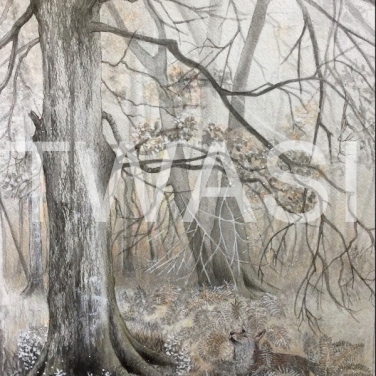'Autumn in the New Forest' by Victoria Parsons Mixed Media 65 x 50 £425